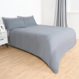 OHS Coverless 10.5 Duvet & Pillowcase,  Grey/silver  - King - thumbnail 7