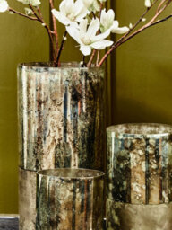 Orsina Gaia Black Medium Ceramic Vase - thumbnail 2