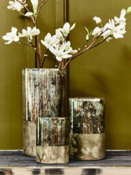 Orsina Gaia Black Medium Ceramic Vase - thumbnail 3