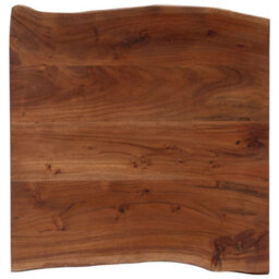 Berkfield Coffee Table With Live Edges 60X60X40 Cm Solid Acacia Wood - thumbnail 7