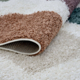 The Rugs Moodi Shaggy Multicolour Mingle Rug  Runner Abstract Thick High Pile For Living Rooms, Bedrooms, Hallways, Kitchens - thumbnail 4