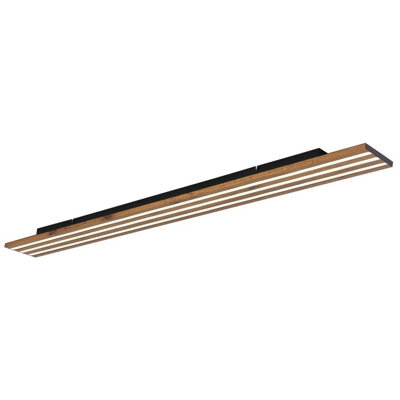 Luminosa Lighting Luminosa Hayden Semi Flush Ceiling Light Matt Black Led 2700/6500K - image 1