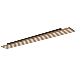 Luminosa Lighting Luminosa Hayden Semi Flush Ceiling Light Matt Black Led 2700/6500K