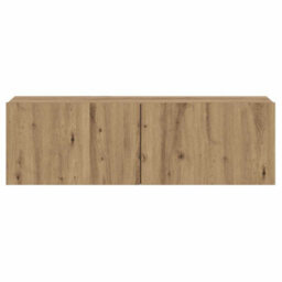 Berkfield Durable Wall Mounted Tv Cabinet Artisan Oak 100X30X30 Cm Engineered Wood - thumbnail 4