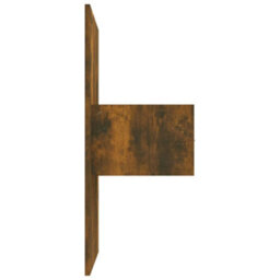 Vidaxl Bed Headboard With Cabinets Smoked Oak Engineered Wood Bed Headboards With Cabinets - thumbnail 5