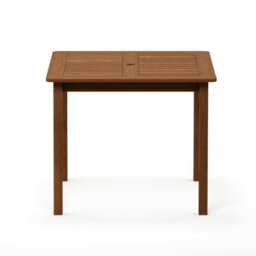 Walplus Furinno Tioman Hardwood Bermuda Square Table In Teak Oil, Natural - thumbnail 4