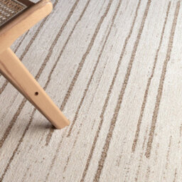 The Rug Edit Oslo Os04 Lines Brown Rug - 200X275Cm - thumbnail 1