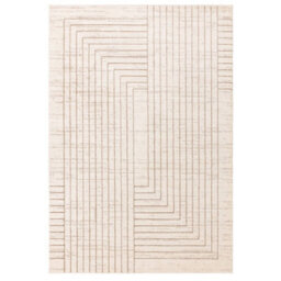 The Rug Edit Oslo Os04 Lines Brown Rug - 200X275Cm - thumbnail 2