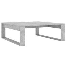 Berkfield Decorative Coffee Table Concrete Grey 100X100X35 Cm Engineered Wood - thumbnail 1