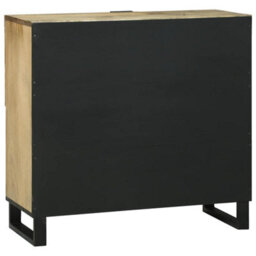 Walplus Sideboard Brown 80 X 33 X 75 Cm Solid Mango Wood - thumbnail 5