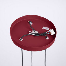 Luminosa Lighting Luminosa Halo Cluster Pendant Ceiling Light Burgundy 3X G9 - thumbnail 7