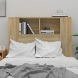 Berkfield Headboard Cabinet Sonoma Oak 100X18.5X104.5 Cm - thumbnail 3