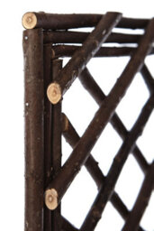 Ruddings Wood Natural Willow Garden Trellis Plant Supports Set Of 3 - thumbnail 3