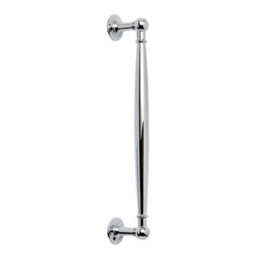Homestylestore 450 X 650mm Antique White Wall Mounted Corner Mirrored Door Bathroom Cabinet And Chrome T Bar Handle - thumbnail 2
