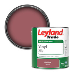Leyland Trade Vinyl Silk Walls & Ceilings Emulsion Paint Silk Pillow (Ppg18-31) - 2.5L - thumbnail 1