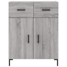 Berkfield Highboard Grey Sonoma 69.5X34X180 Cm Engineered Wood - thumbnail 8