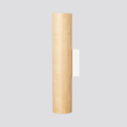 Luminosa Lighting Luminosa Lino Up & Down Wall Lamp Natural Wood, White 2X Gu10 - thumbnail 7