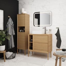 GoodHome Avela Matt Wall-Mounted 2 Shelves Storage Unit (D) 450mm (H) 600mm - thumbnail 6