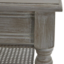 Wyld Haus Laurelbrook Rectangular Coffee Table With Rattan Shelf 1200mm - thumbnail 5