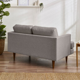 Furniturebox Uk Fabric Sofa - 'fleur' 2 Seater Upholstered Beige Sofa - 100% Eco Recycled Fabric - Modern Living Room Furniture - thumbnail 3