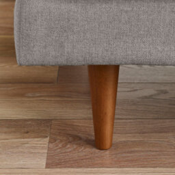 Furniturebox Uk Fabric Sofa - 'fleur' 2 Seater Upholstered Beige Sofa - 100% Eco Recycled Fabric - Modern Living Room Furniture - thumbnail 5