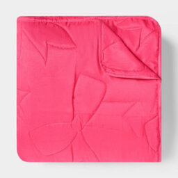 Ohs Bows Quilted Throw Pinsonic Blanket Bedspread, Hot Pink - 150 X 200 Cm - thumbnail 4