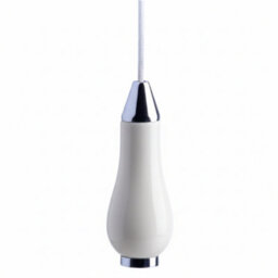 Taps2Traps White Bathroom Ceiling Light Pull Cord Switch 2 Way 6A Modern Slim Pedant & White Cord 2 Way 6A - thumbnail 2