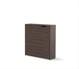 Arte Bed Concept Slim Oak Dunin Convertible Hidden Desk 90Cm - Left-Hand Folding Home Office Desk - thumbnail 3