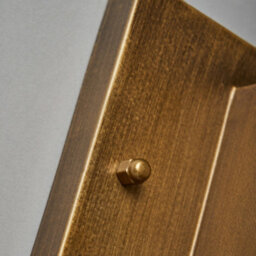 Litecraft Haddon Brushed Gold Up And Down Outdoor Wall Light - thumbnail 5