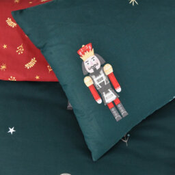 Smart Living Luxury Xmas Nutcracker Reversible Duvet Cover With Pillowcases - thumbnail 5