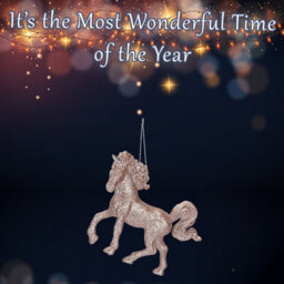 Christmas Tree Decoration Hanging Unicorn Ornament X 1 13Cm Rose Gold - thumbnail 3