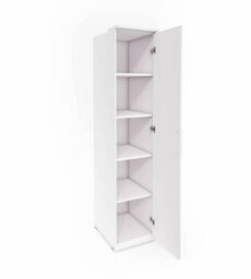 Arte Optima 17 Compact Hinged Wardrobe In Oak Artisan - Elegant Storage, H2170mm W450mm D630mm - thumbnail 2