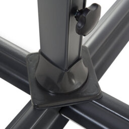 Wyld and Coco Grey Cantilever Parasol 240 Cm Octagonal - 360 Swivel, Crank Opening - thumbnail 4