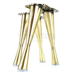 L&F 4 X Furniture Feet Metal Antique Brushed Brass Furniture Legs 170mm High  Sofas Chairs Stools Predrilled Cwc971 - thumbnail 6