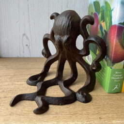 Selections Cast Iron Octopus Decorative Bookends (Set Of 4) - thumbnail 5