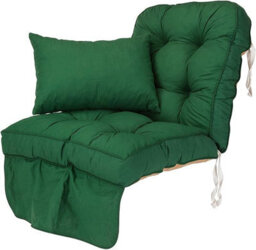 Alfresia Replacement Green Garden Swing Seat Cushion - Classic Style