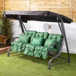 Alfresia Green Garden Swing Seat Cushion - Classic Style - thumbnail 2