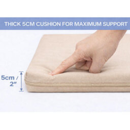 House Of Home Outdoor Bench Cushion Stone 3 Seater 140Cm - thumbnail 4