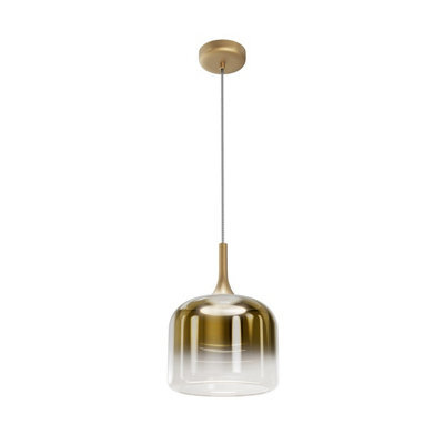 Luminosa Lighting Luminosa Spirito Modern Dome Pendant Ceiling Light Gold 3000K 1600Lm - image 1