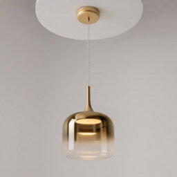 Luminosa Lighting Luminosa Spirito Modern Dome Pendant Ceiling Light Gold 3000K 1600Lm - thumbnail 4