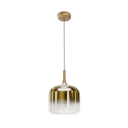 Luminosa Lighting Luminosa Spirito Modern Dome Pendant Ceiling Light Gold 3000K 1600Lm - thumbnail 1