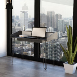 Core Products Dallas Home Office Desk With Hairpin Legs, H90.0Cm X W120.1Cm X D55.2Cm - thumbnail 8