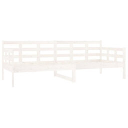 Berkfield Day Bed White Solid Wood Pine 80X200 Cm - thumbnail 7
