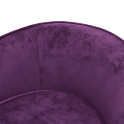 Berkfield Dog Sofa Burgundy 69X49X40 Cm Plush And Faux Leather - thumbnail 7