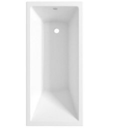 Royal Bathrooms Cesar 1500 X 700mm Acrylic Square Edged Single Ended White Straight Bath With Chrome Wall Profile Screen & Front Panel - thumbnail 6