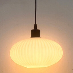 First Choice Lighting White Oval Glass Kitchen Dining Ceiling Light Pendant With Black - thumbnail 5