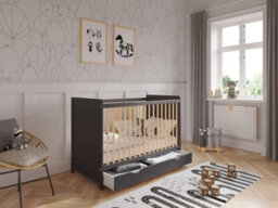 Love For Sleep Tokyo Cot Bed 120X60Cm With Drawer - thumbnail 3