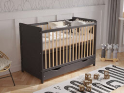Love For Sleep Tokyo Cot Bed 120X60Cm With Drawer - thumbnail 2