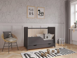 Love For Sleep Tokyo Cot Bed 120X60Cm With Drawer - thumbnail 4