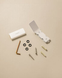 Cosmic Towel Hook, Robe Hook, Coat Hook, Self-Adhesive, Matt White, Supports Up To 5Kg, Nea Collection - thumbnail 2